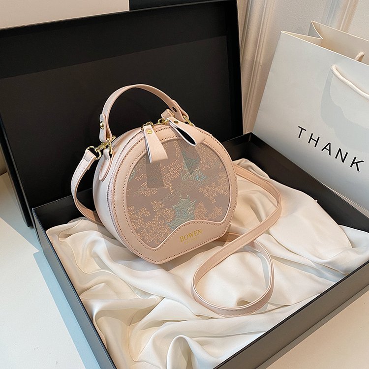 PU Embroidered Shoulder Crossbody Handbag - Image 4