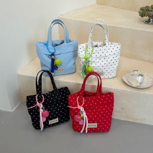 Women's Crossbody Bag with Zip Closure and Charm - Summer 2026