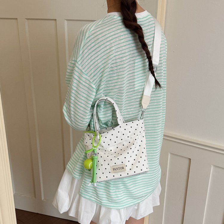 Women's Crossbody Bag with Zip Closure and Charm - Summer 2026 - Image 2